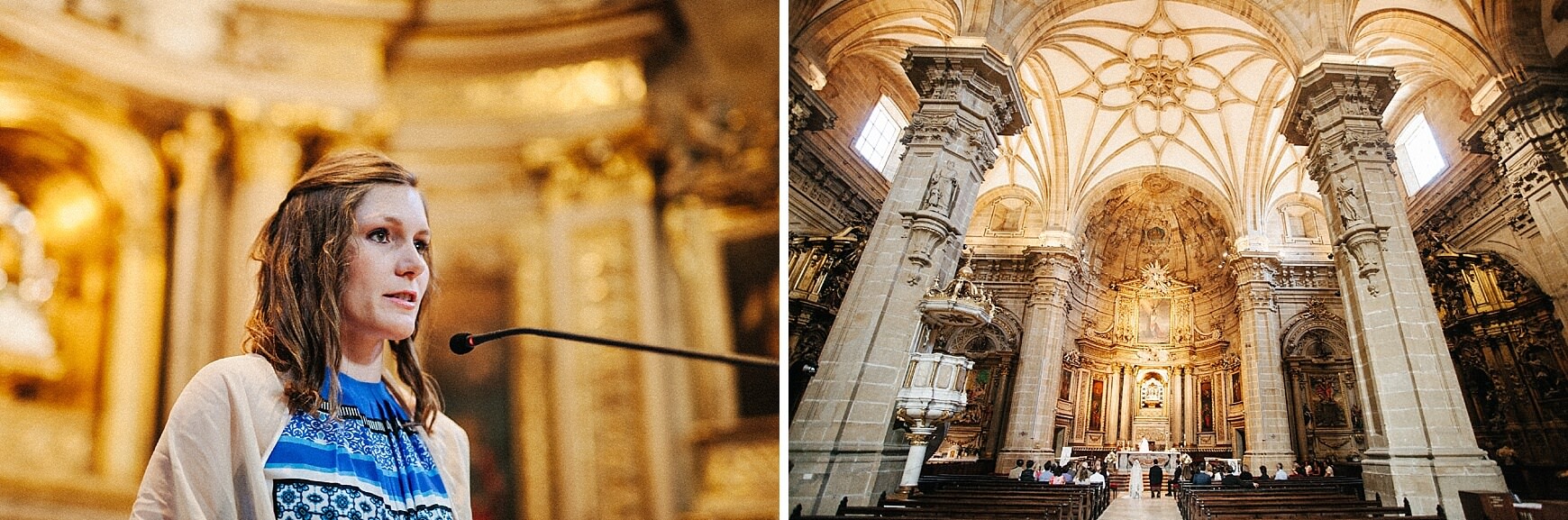 Santa Maria church in basque country