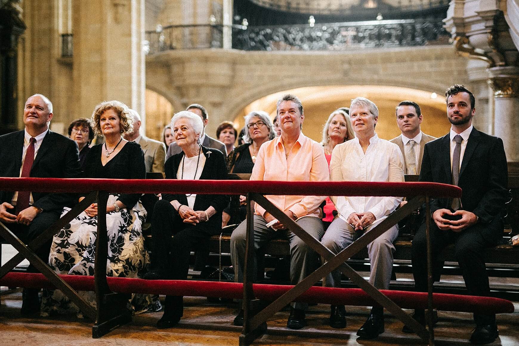 wedding in a basque church