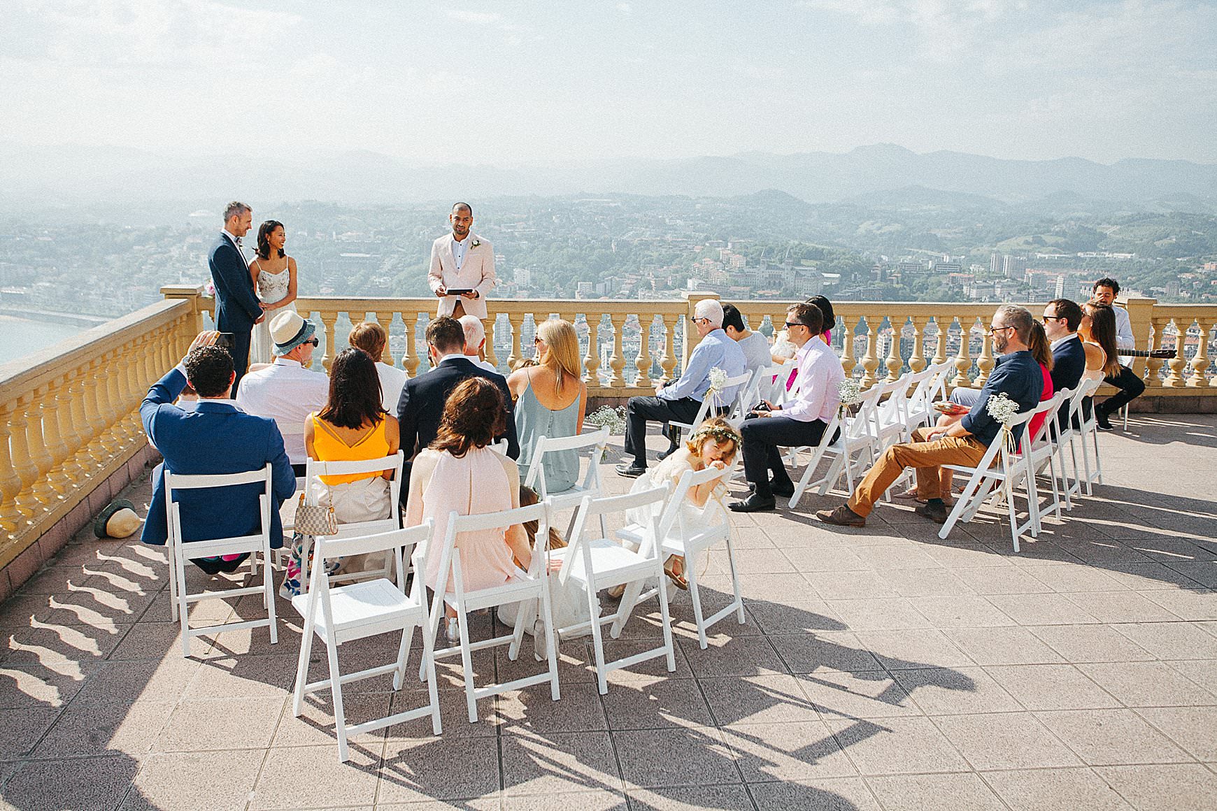 intimate outdoor wedding spain